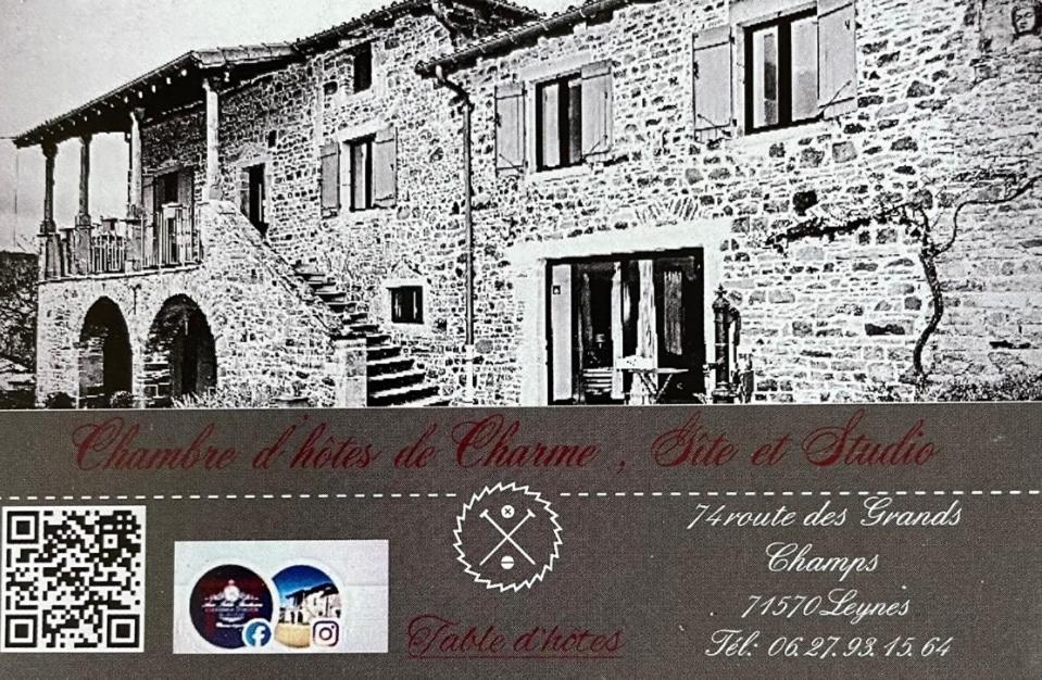 Au Petit Bonheur Chez Bambina Ξενοδοχείο Leynes Εξωτερικό φωτογραφία
